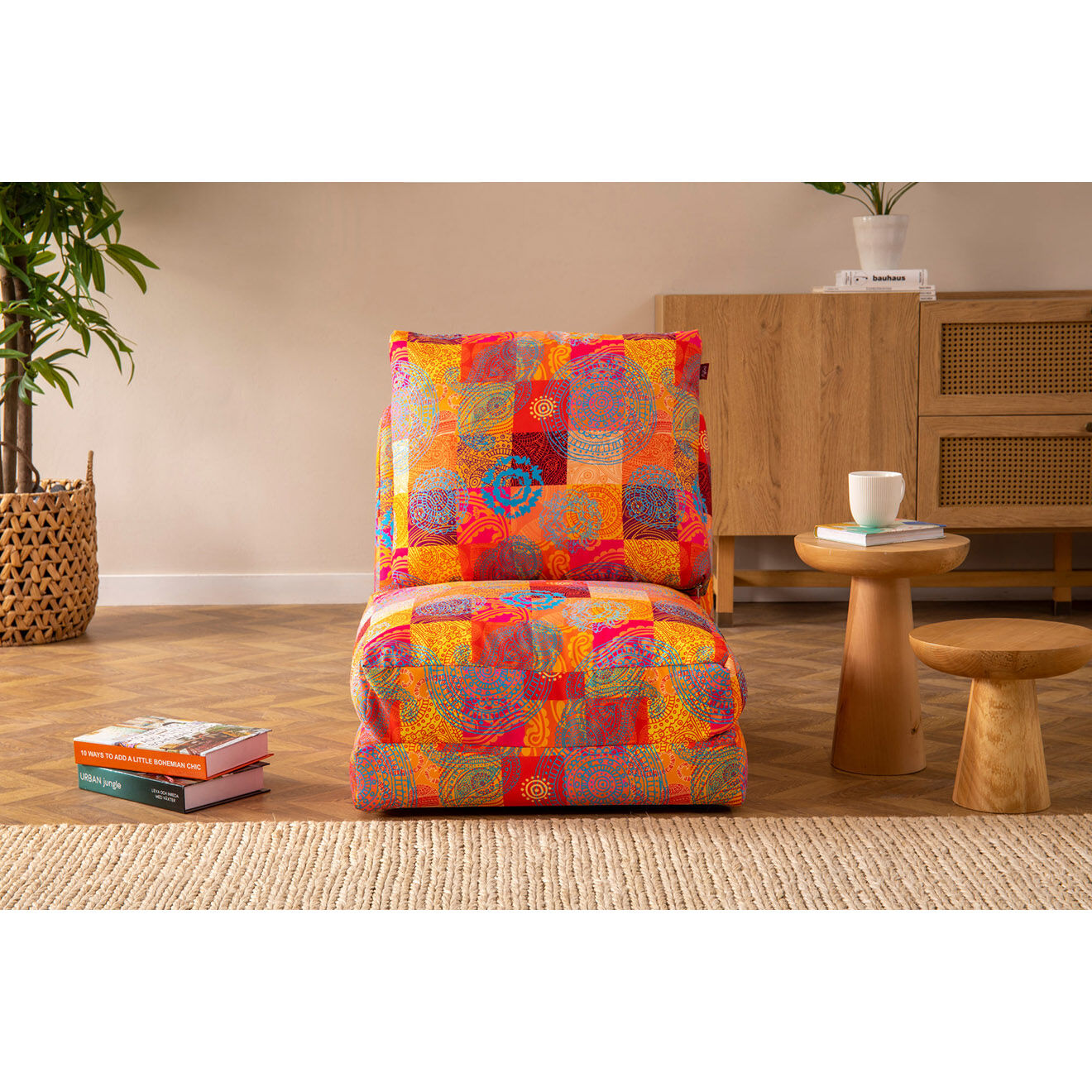 Homitis Fauteuil convertible Taida multicolore - 60x68x26 cm