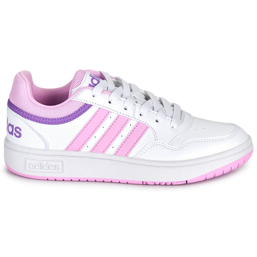 Adidas Sportswear - HOOPS 3.0 K - Blanc / Lila