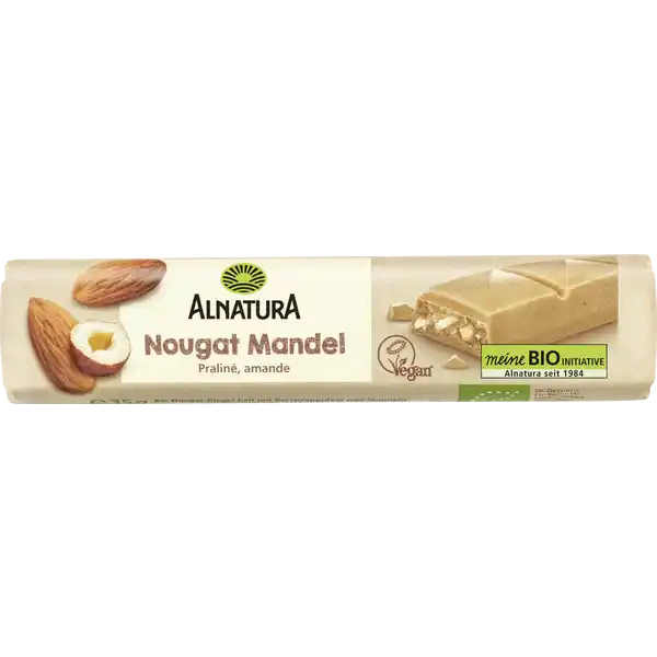Bio Nougat & Mandel Riegel