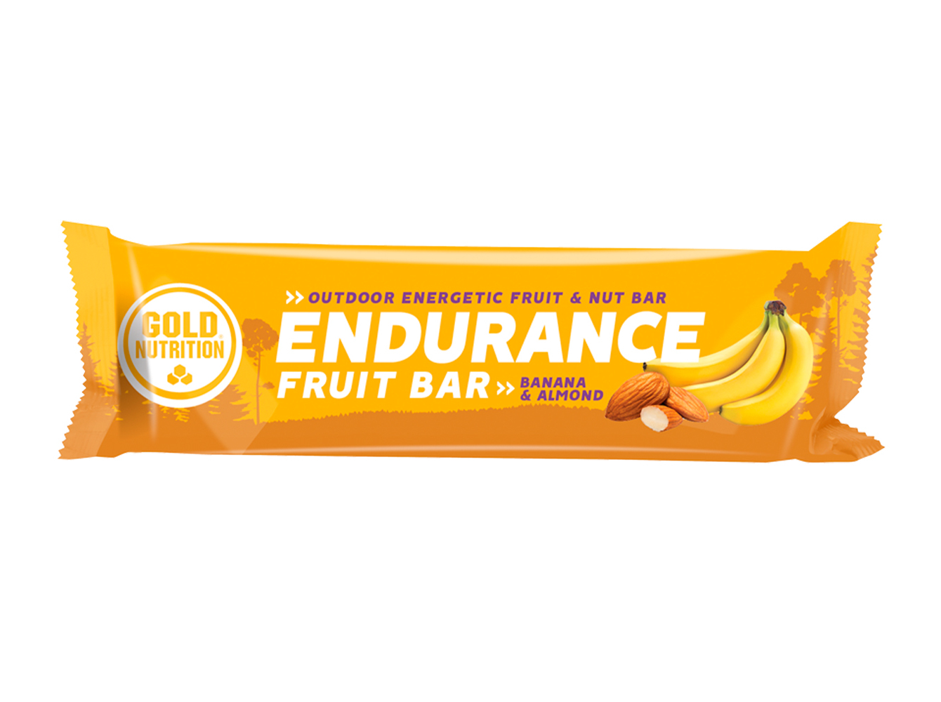 BARRA GOLDNUTRITION ENDURANCE AMÊNDOA BANANA 40G