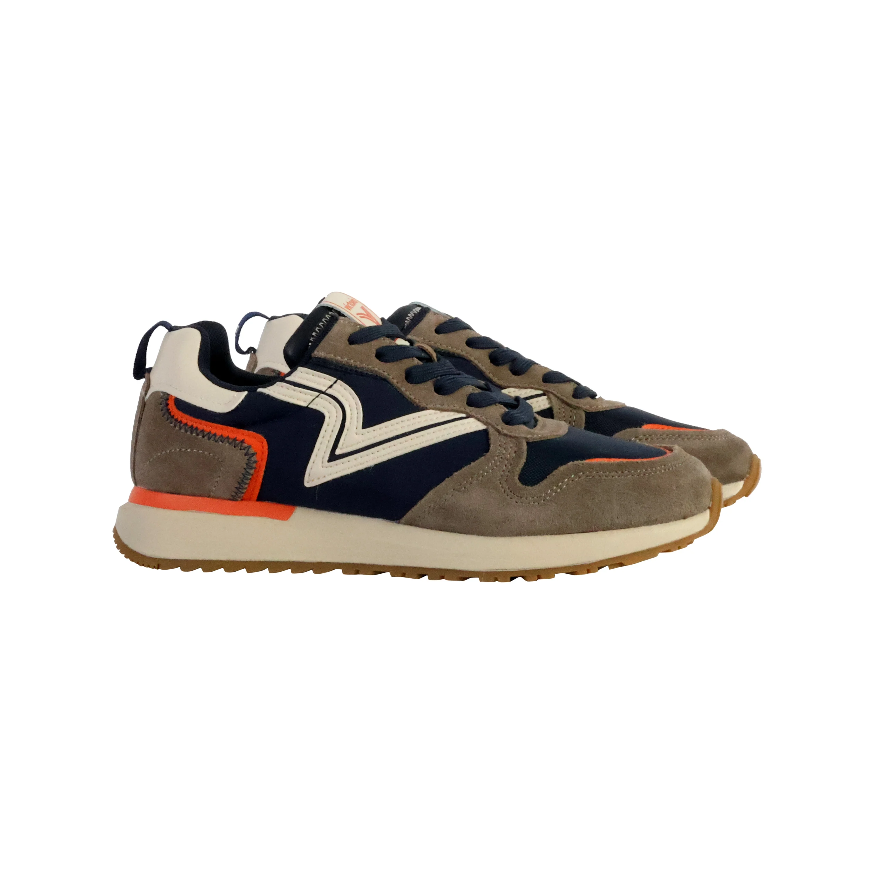 Basket cuir | Bleu