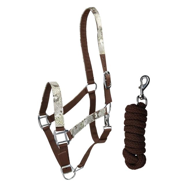 Halsterset Epplejeck EJSnake Bruin-bruin