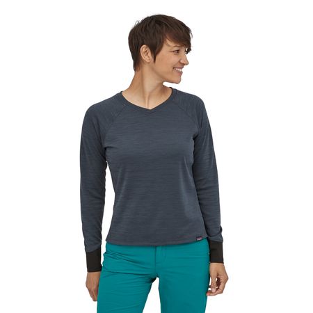 DIRT CRAFT Damen-Langarmshirt  smolder blue  XS