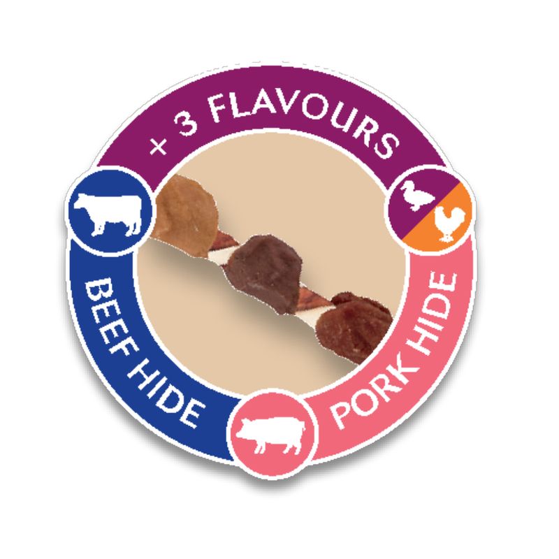 Brochettes à mâcher 8in1 Triple Flavour