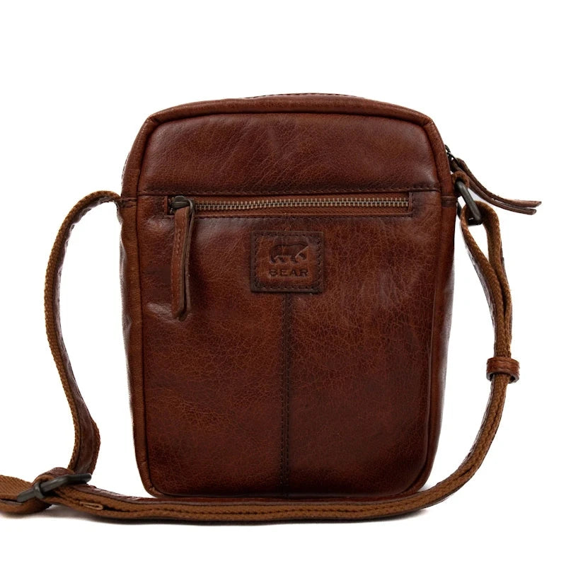 Bear Design Shoulderbag Tobias Cognac