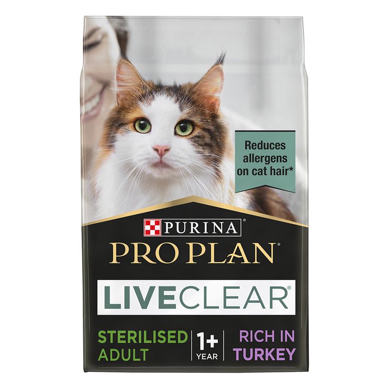 PURINA PRO PLAN LiveClear Sterilised Adult dinde