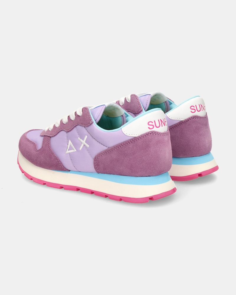 Sun 68 Ally Solid Nylon Lage sneakers  - paars