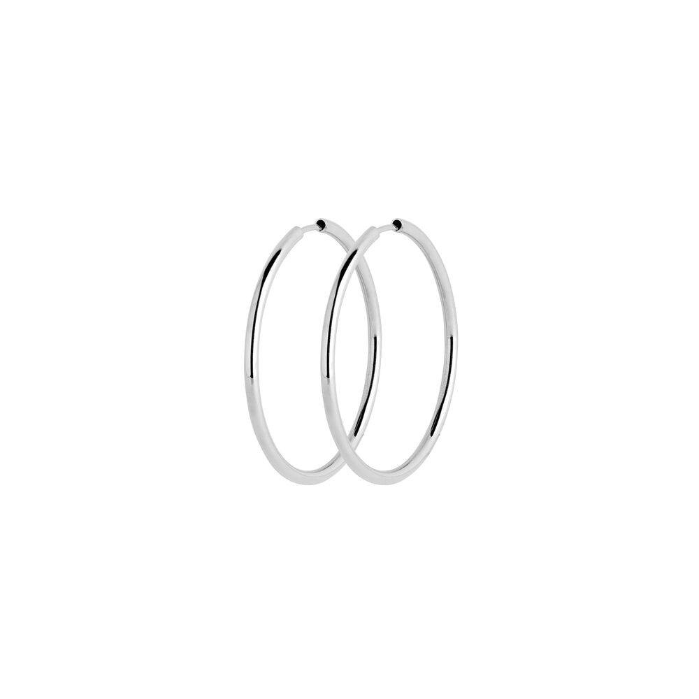 Maria Black  Senorita hoops - sølv