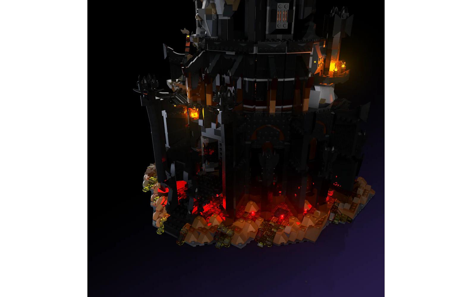 LED-Licht-Set für LEGO® LMB 2.0 für 10333 Herr der Ringe<br>Beleuchtungs-Kit