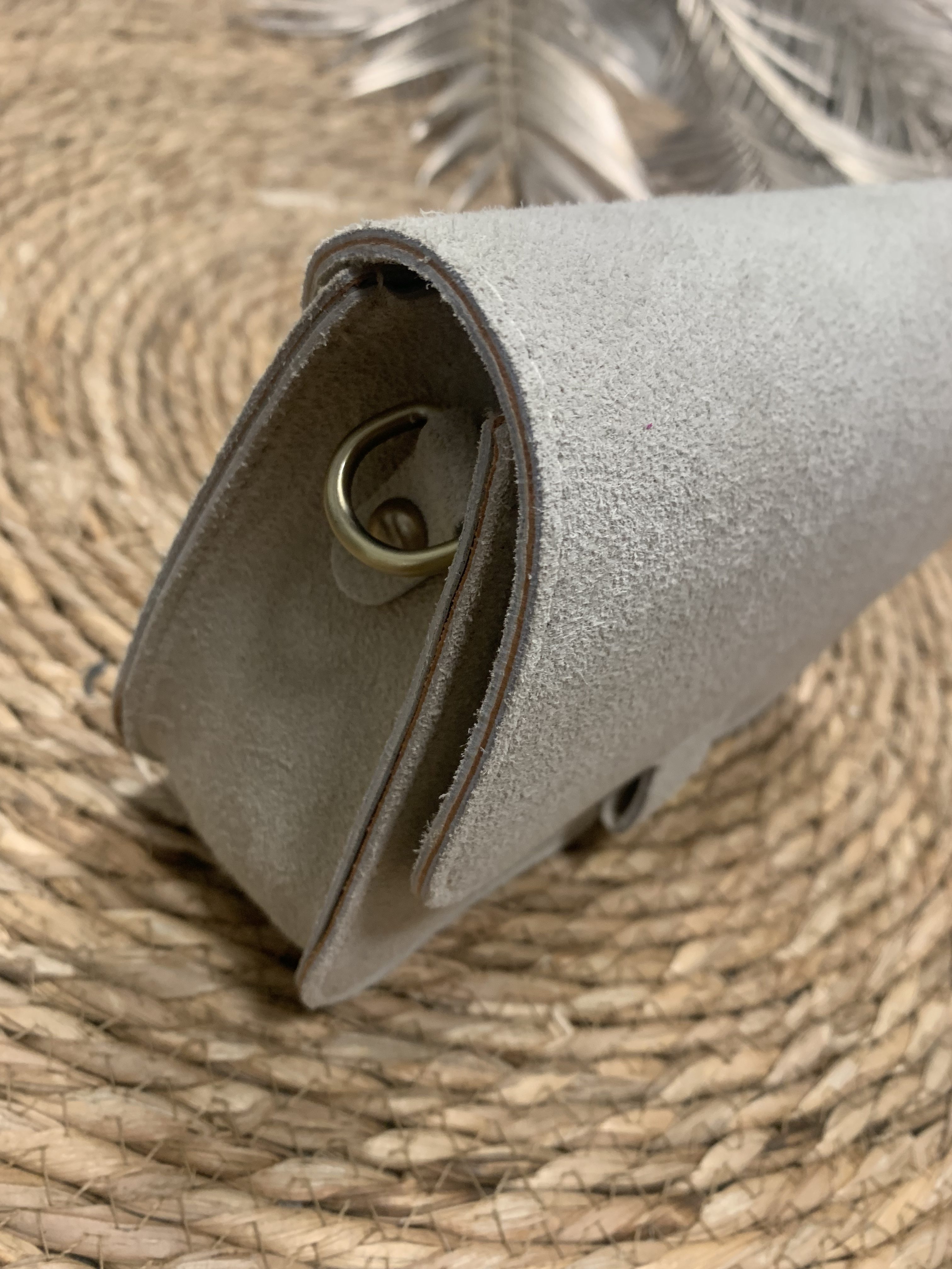 Flora Bag - Suede Ecru