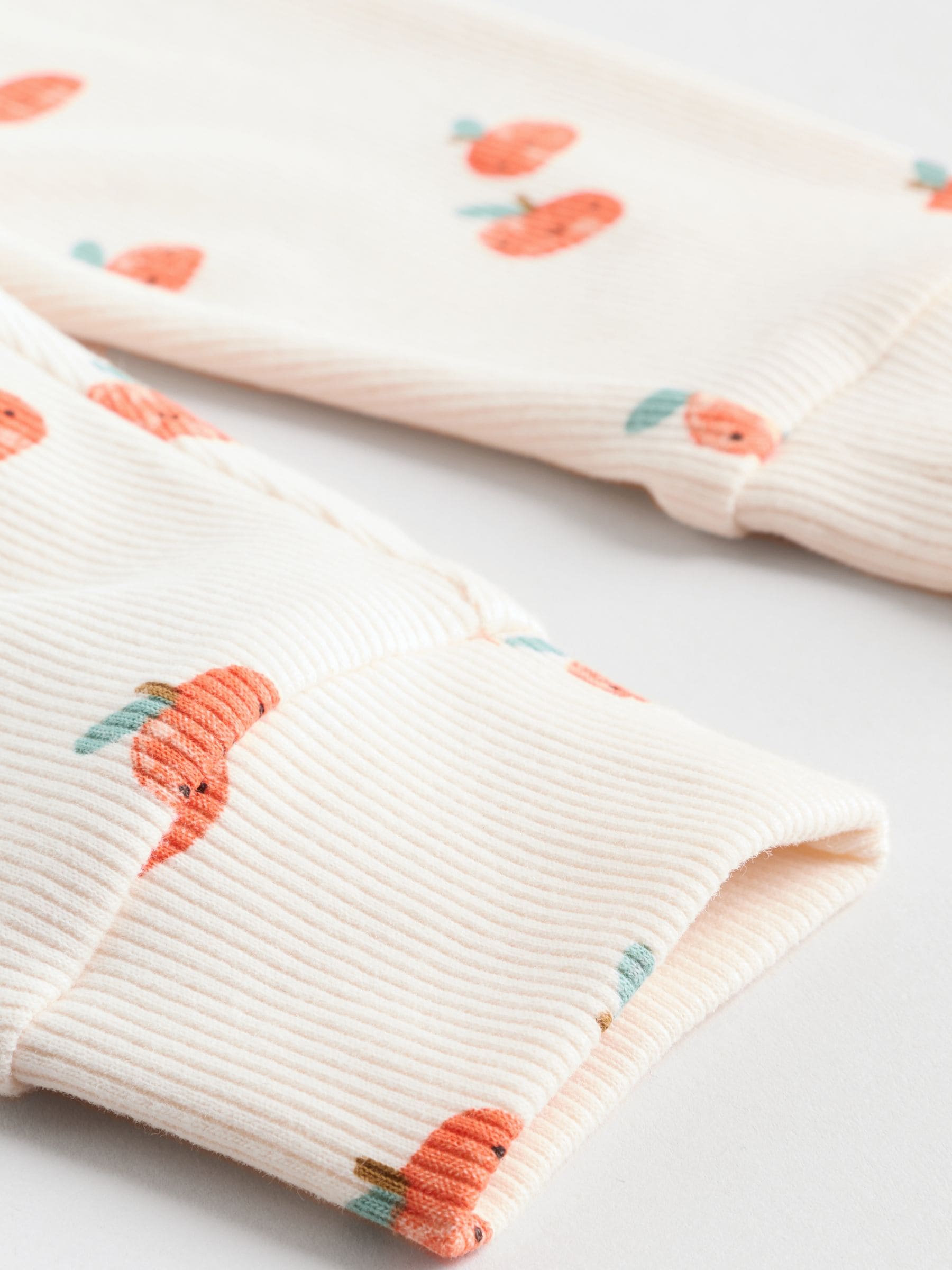 Green/Neutral Autumnal Print - Top en Leggings 6 -delige Baby Set (0mnd-2jr)