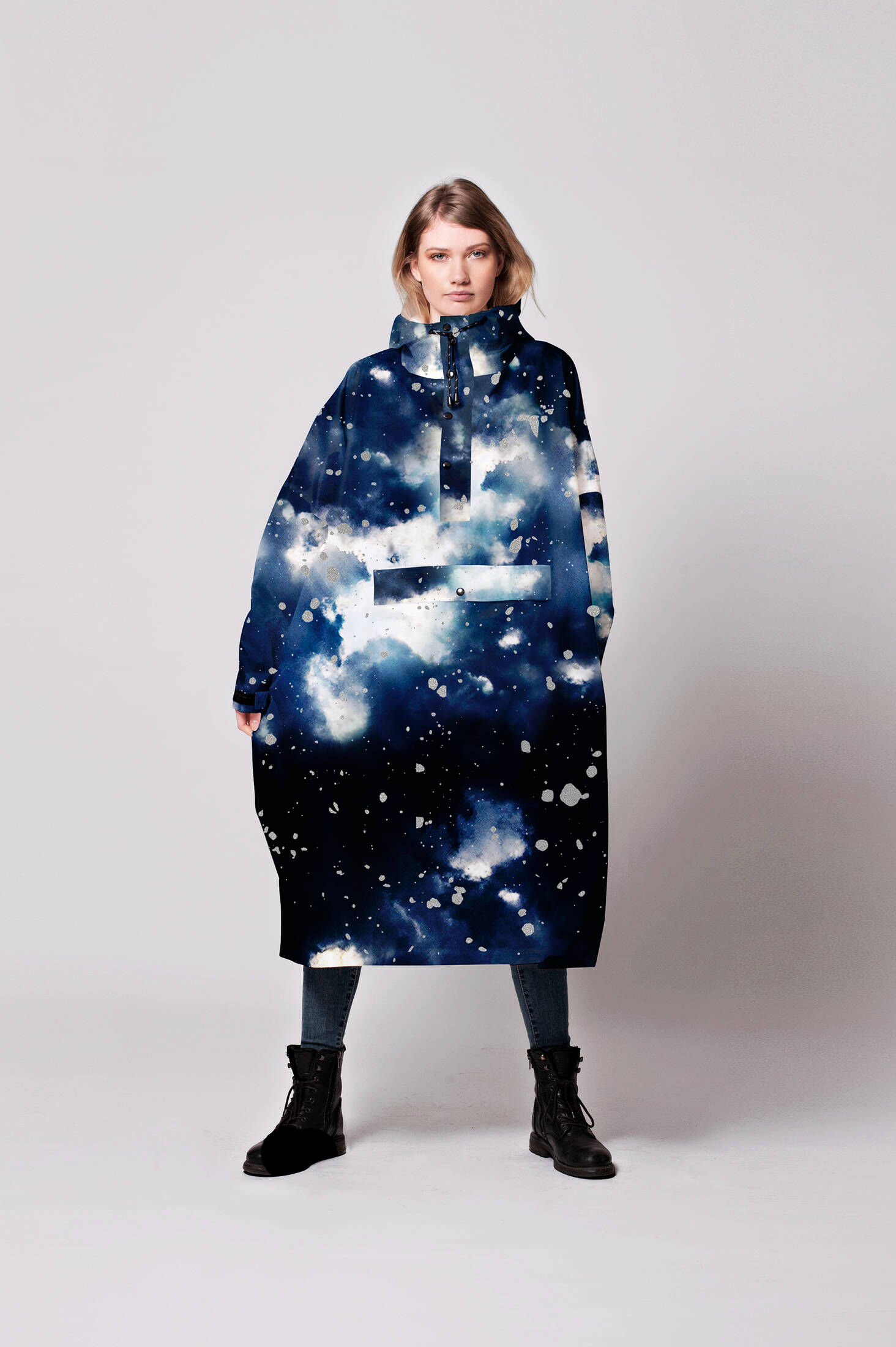 RAINKISS| Damen Regenponcho STARRY NIGHT