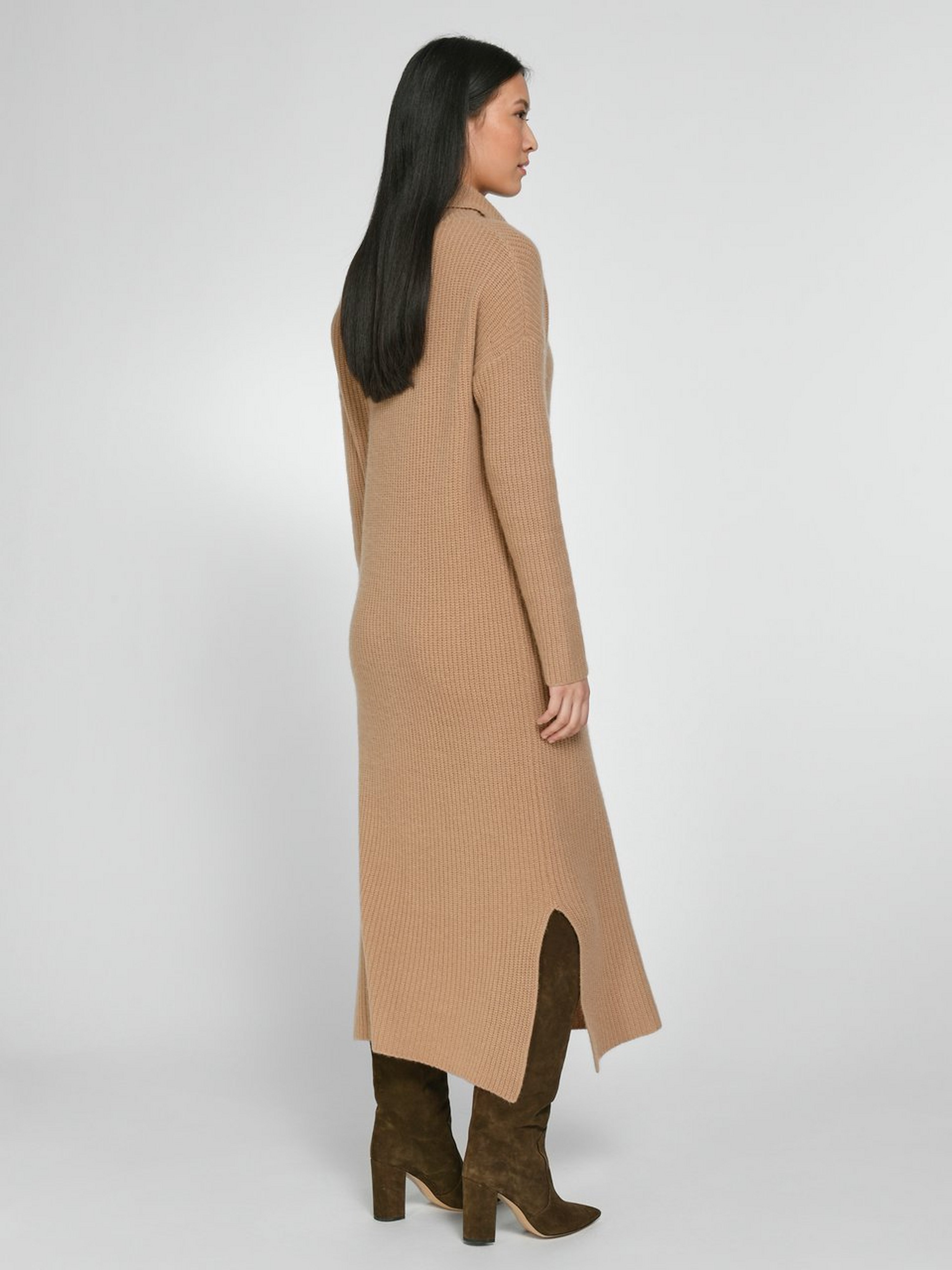 Strickkleid aus Schurwolle und Kaschmir