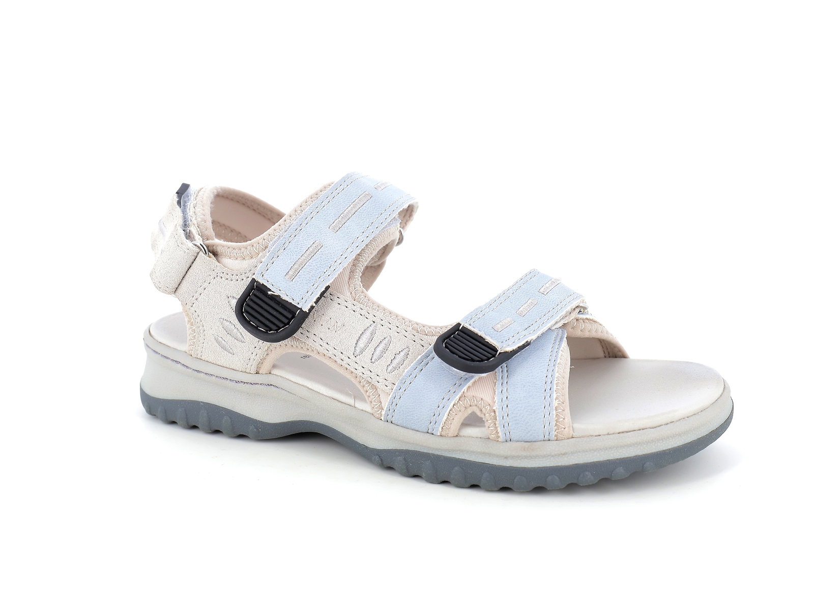 Jana  shoes-28766 Matières combinées Bleu Beige
