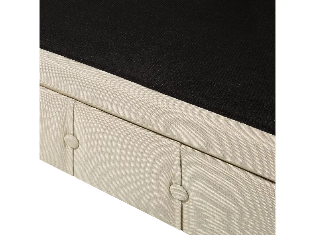 Canapé en tissu beige 3 places CHESTERFIELD