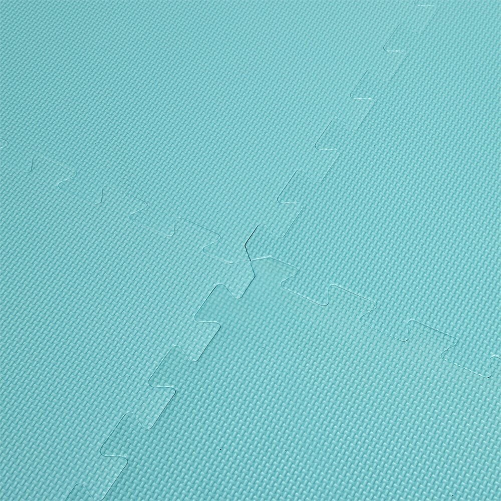 Dalle en mousse 50x50cm bleu turquoise