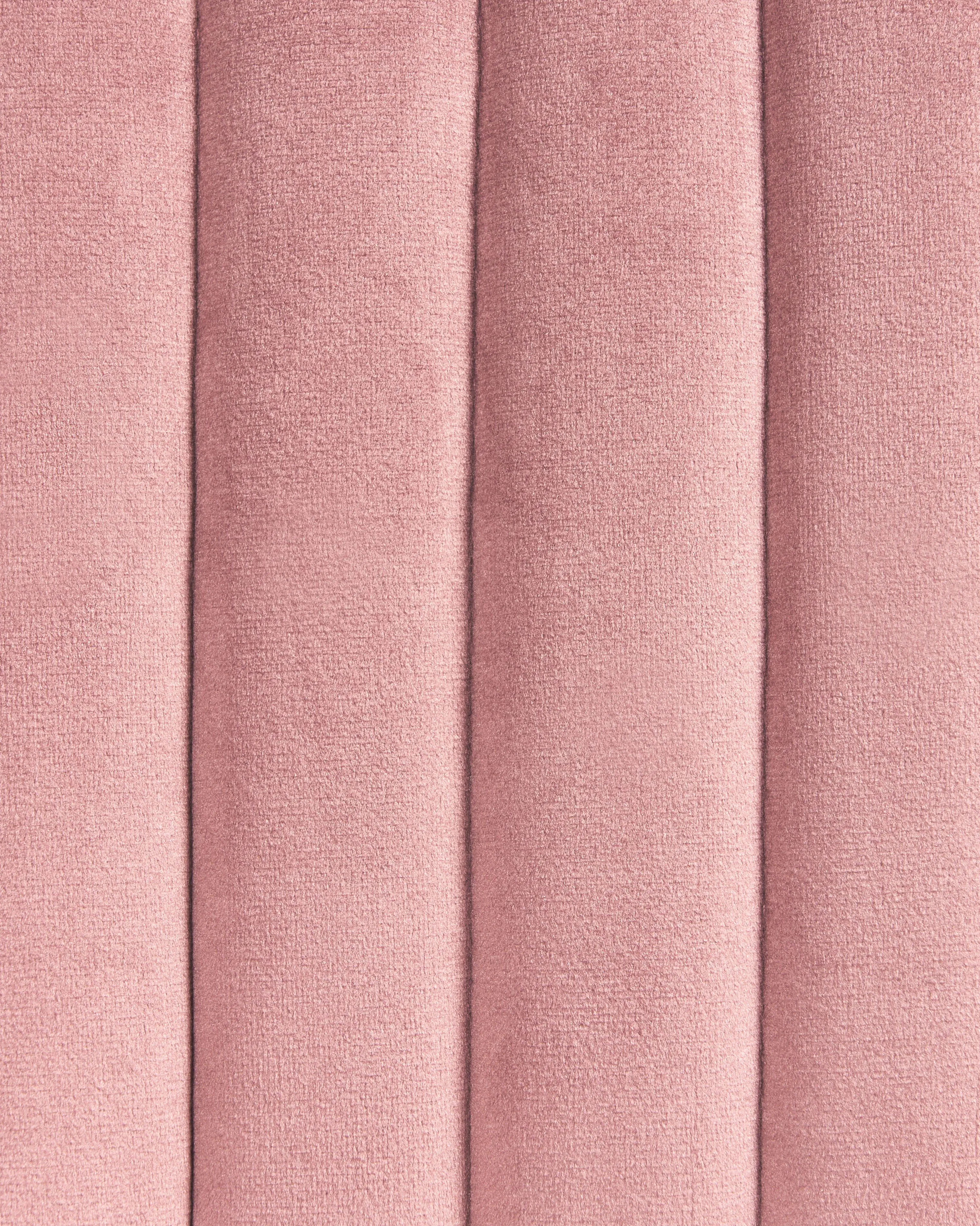 Bureaustoel VENICE Fluweel Roze