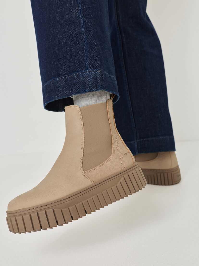 Leren Chelseaboot - bruin