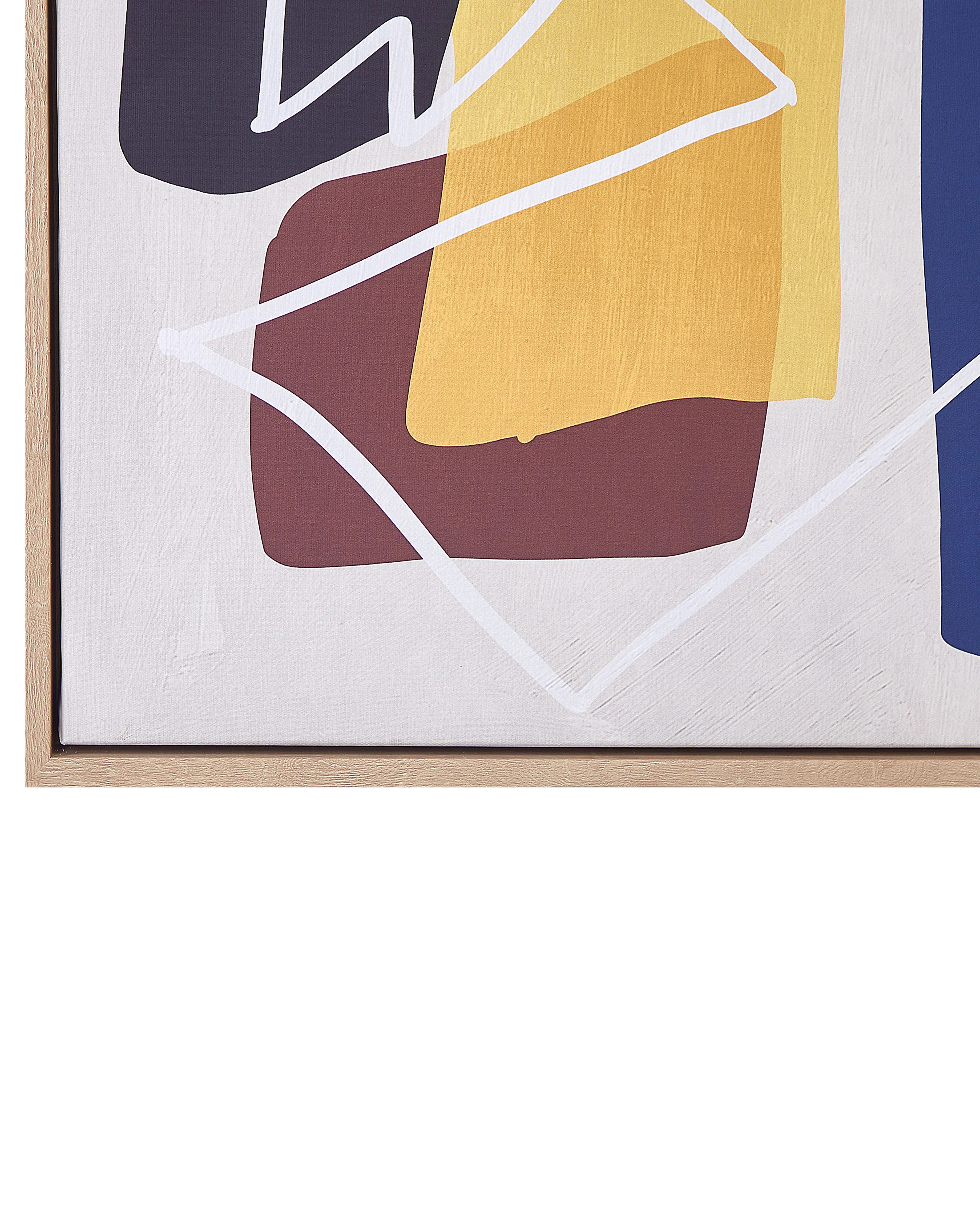 Canvas FRISA Abstract motief 63 x 99 cm Meerkleurig
