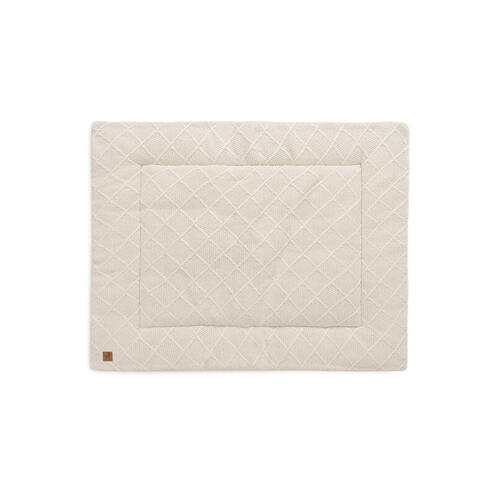 Tapis de parc 75x95cm Check knit - Oatmeal - JOLLEIN