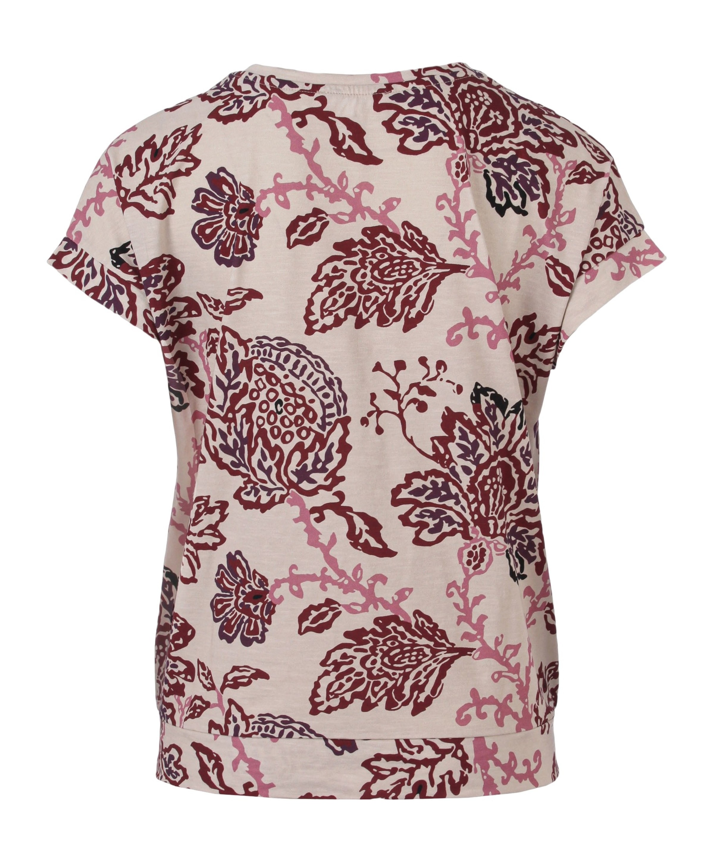 Enjoy Dames T-shirt bordeaux