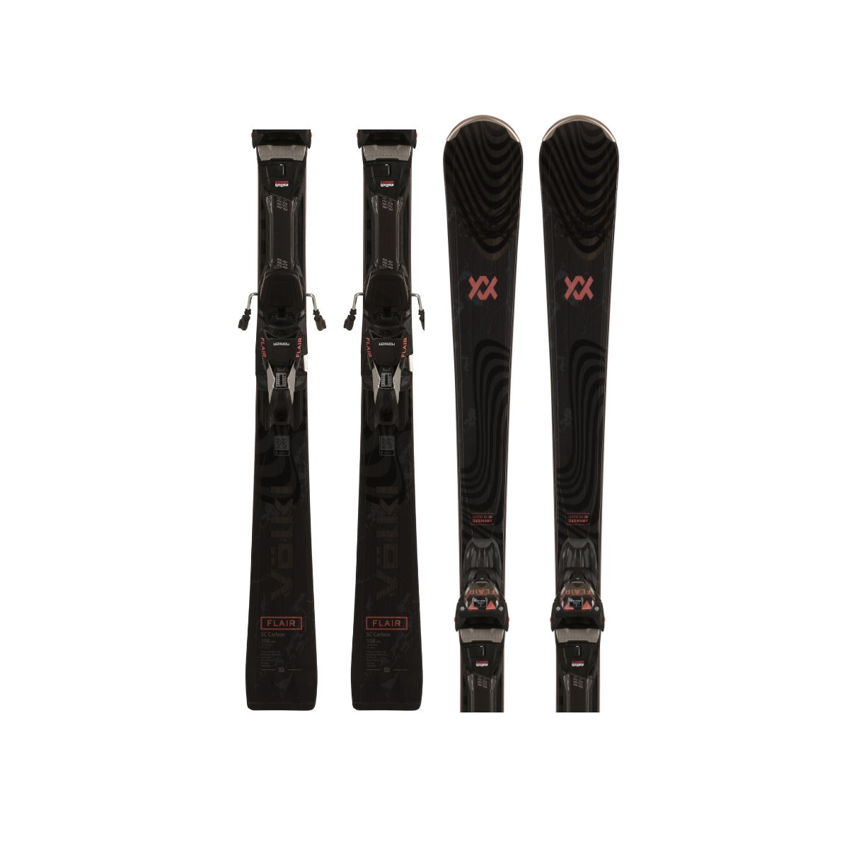 Völkl FLAIR SC CARBON + Marker VMOTION 11 TCX LADY GW 2024/25 - 153 Marker Vmotion 11 TCX Lady Gripwalk (DIN 3-11)