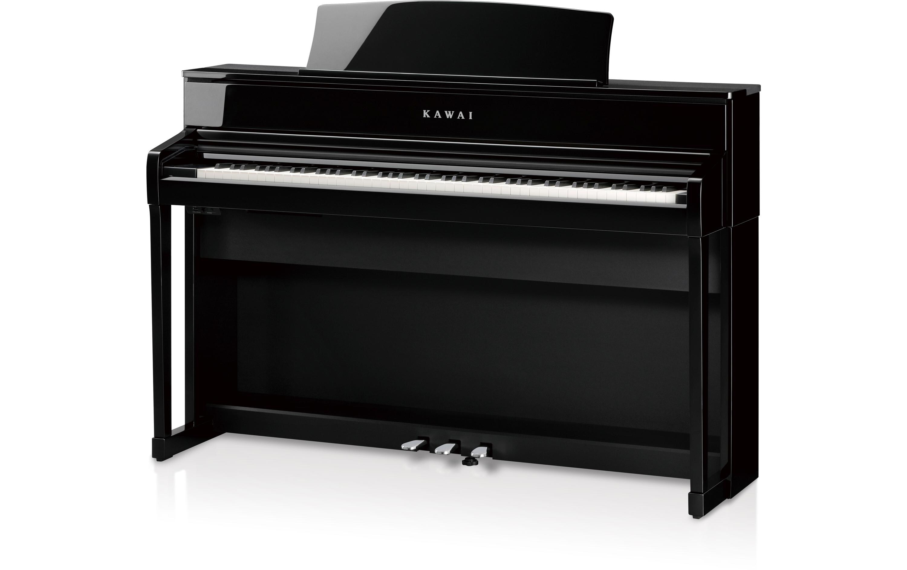 E-Piano CA-701 – Schwarz glanz<br>Digitalpiano mit Bluetooth-MIDI- und Audio-Konnektivität sowie USB-Anschlussmöglichkeit