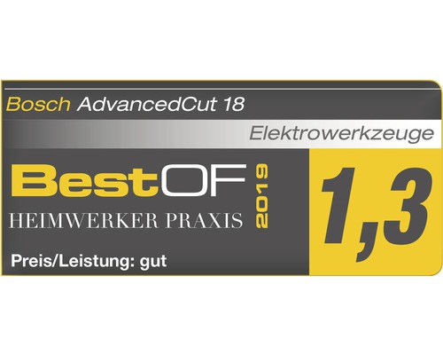 Bosch AdvancedCut 18 accu-reciprozaag zonder accu en lader