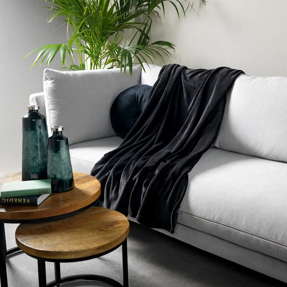Plaid Harvey - Raven - 150x200 cm