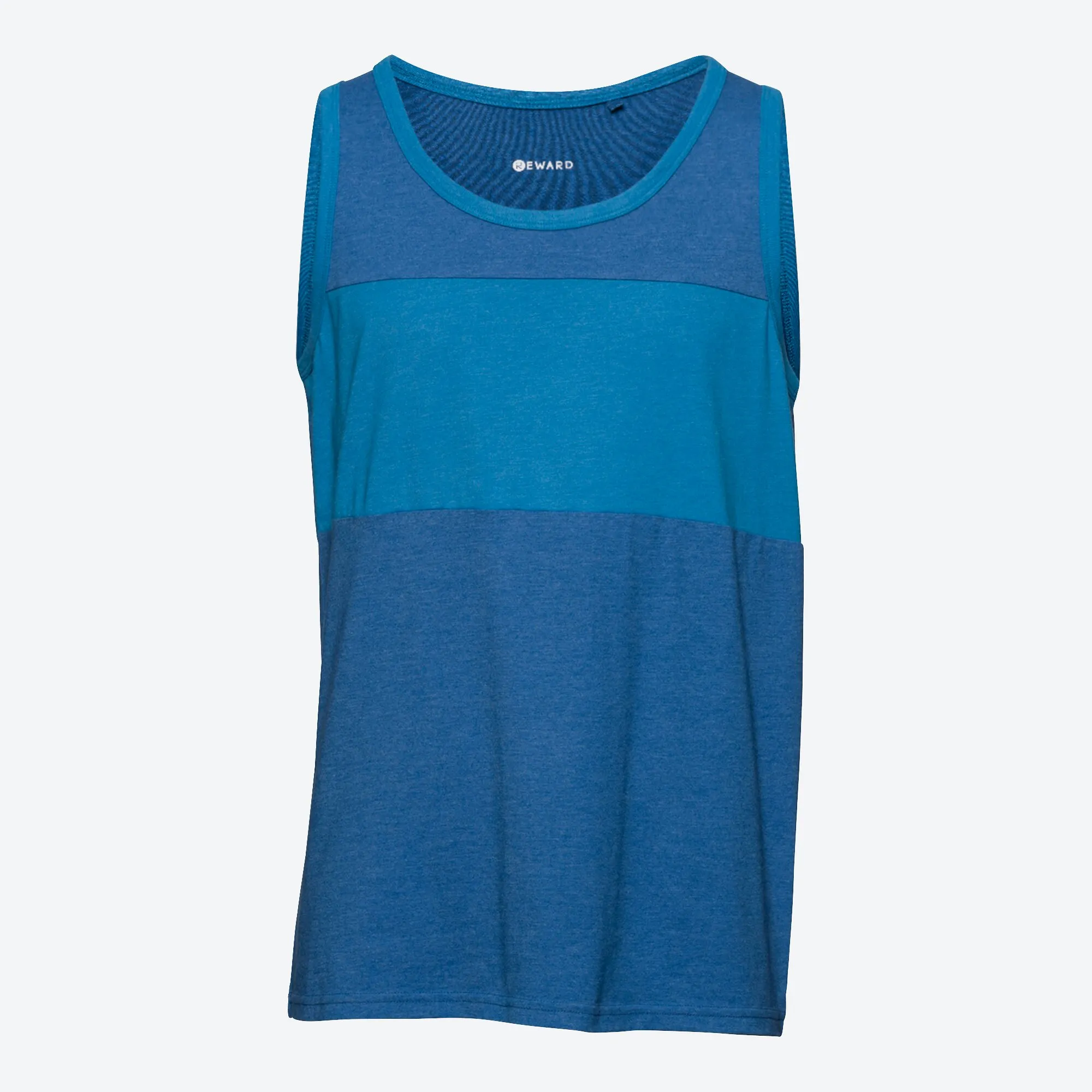 Herren-Muskelshirt in Colourblocking-Design
