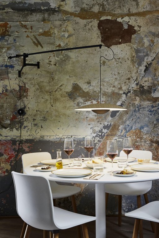 Marset Ginger A XL 42 wandlamp LED eiken/wit