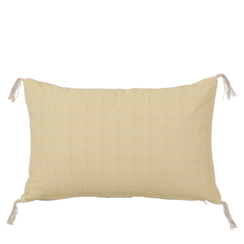 Sierkussen ruit beige -  l55xb35xh10cm