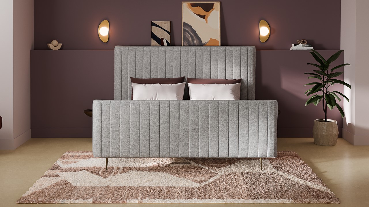 Bed Ruby - Linen touch light grey
