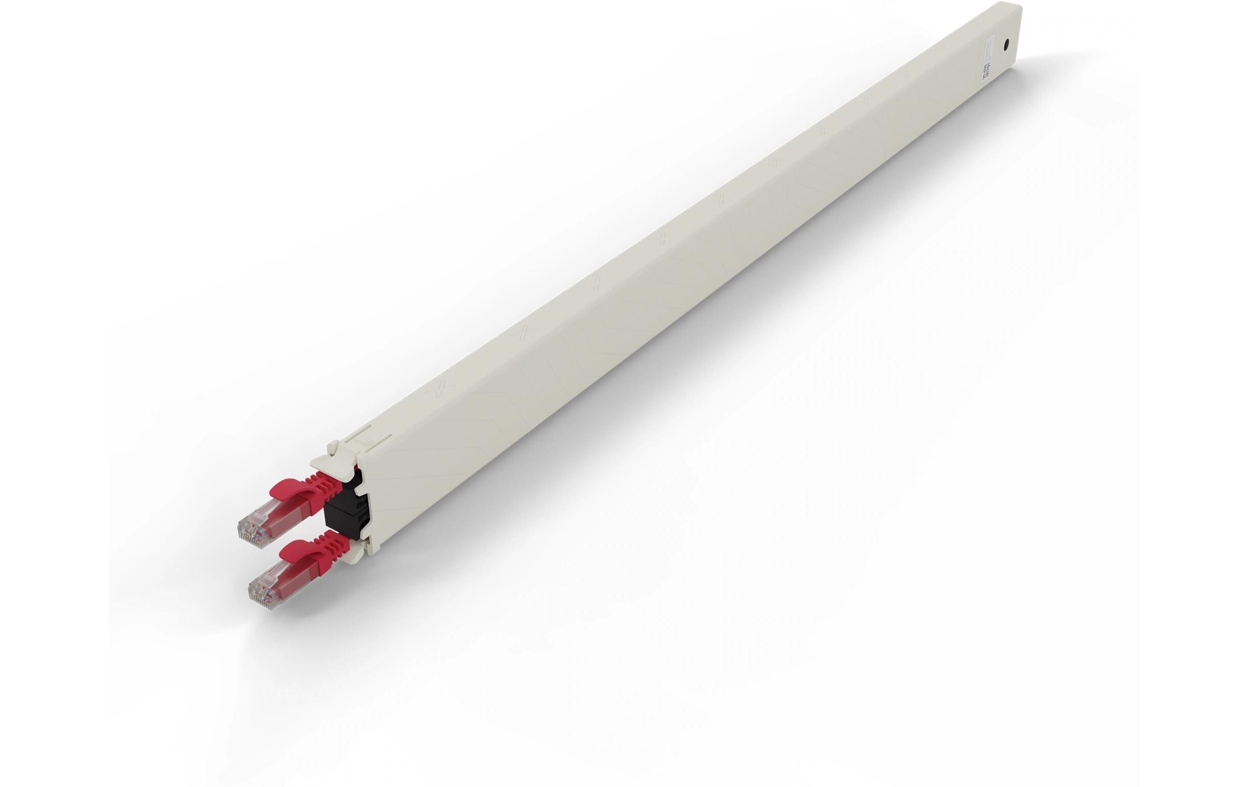 patchbox.one / Cassette / 30RU / Cat 6A, UTP, 1.8 m, RotAll-in-One Lösung für Ordnung im Netzwerkschrank