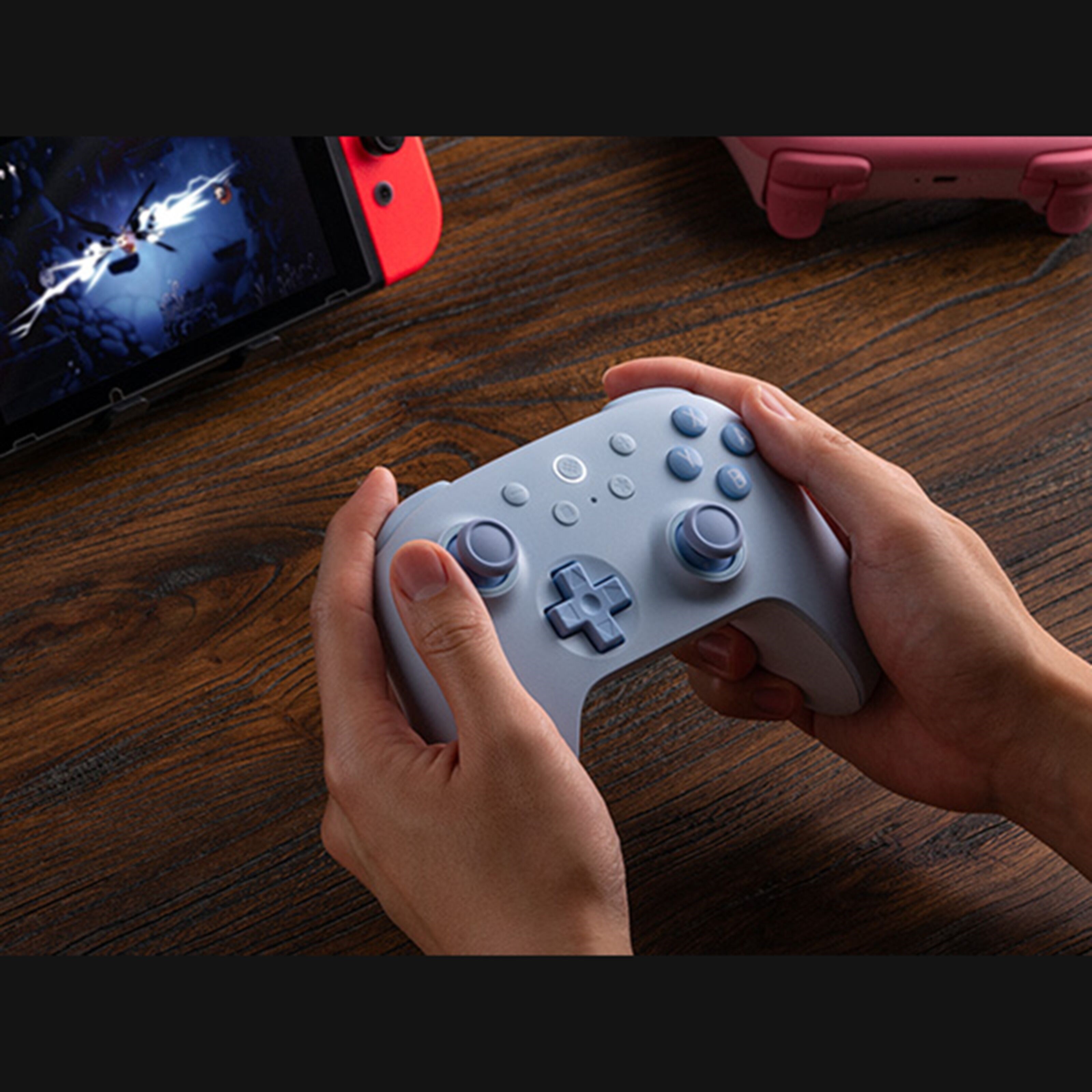 8Bitdo Ultimate 2C Trådløs håndkontroll for Nintendo Switch Blå