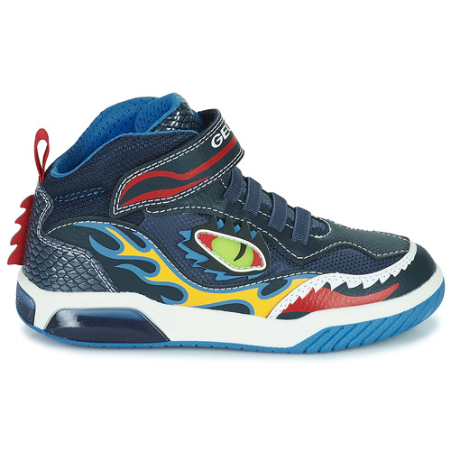 Geox - J INEK BOY A - Bleu  / Rouge