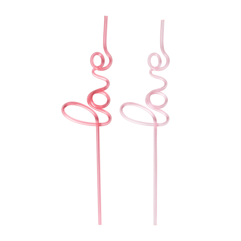 Rietjes LOVE - roze - set van 2
