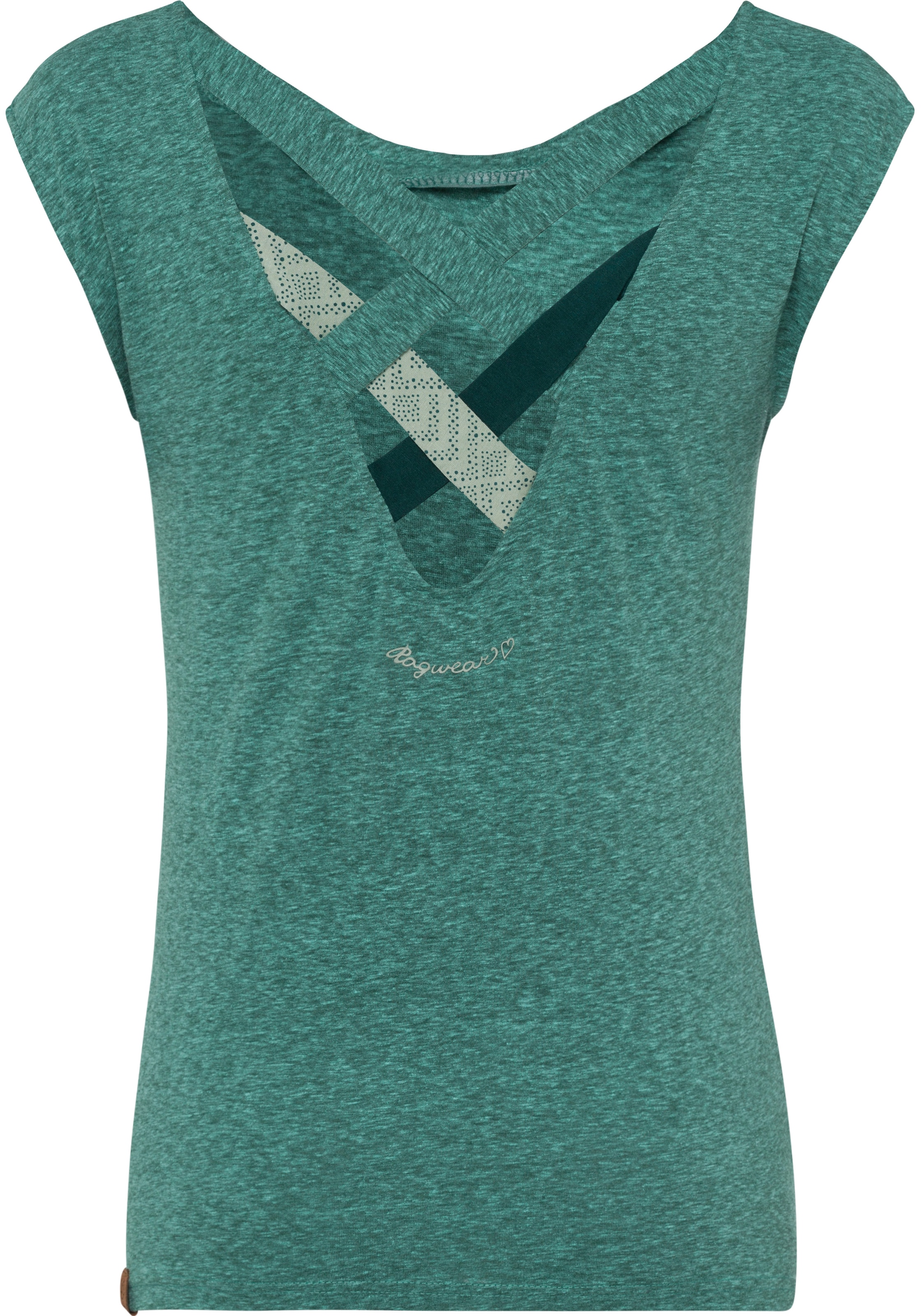 Ragwear T-Shirt »SOFIA O« mit besonderem Rückenausschnitt