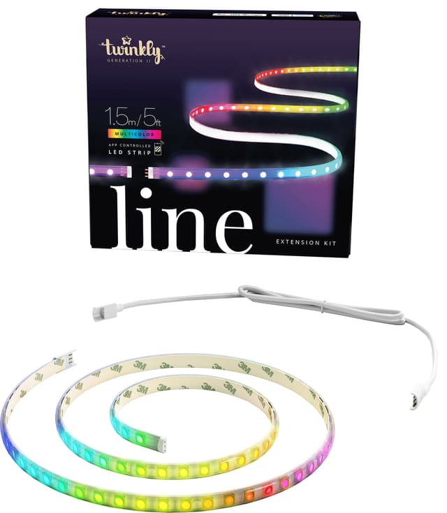 Twinkly RGB LED-udvidelsesstribe TWL100ADP-W