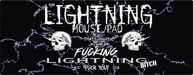 GitGud! Lightning musemåtte