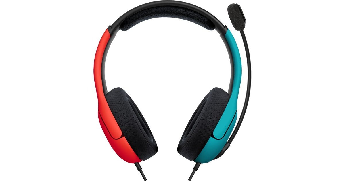 PDPLVL40 Wired Stereo Gaming headset on-ear   (Blauw/rood, Nintendo Switch)