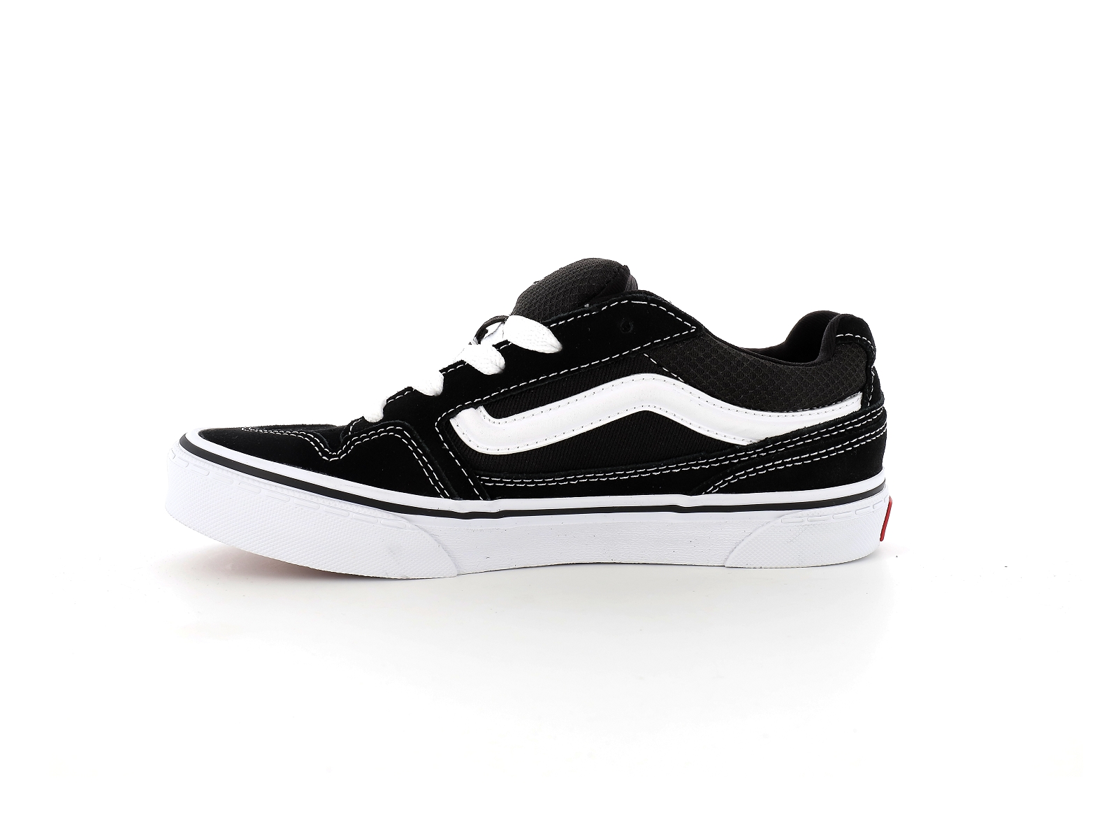 Vans-CALDRONE Matières combinées Noir Blanc
