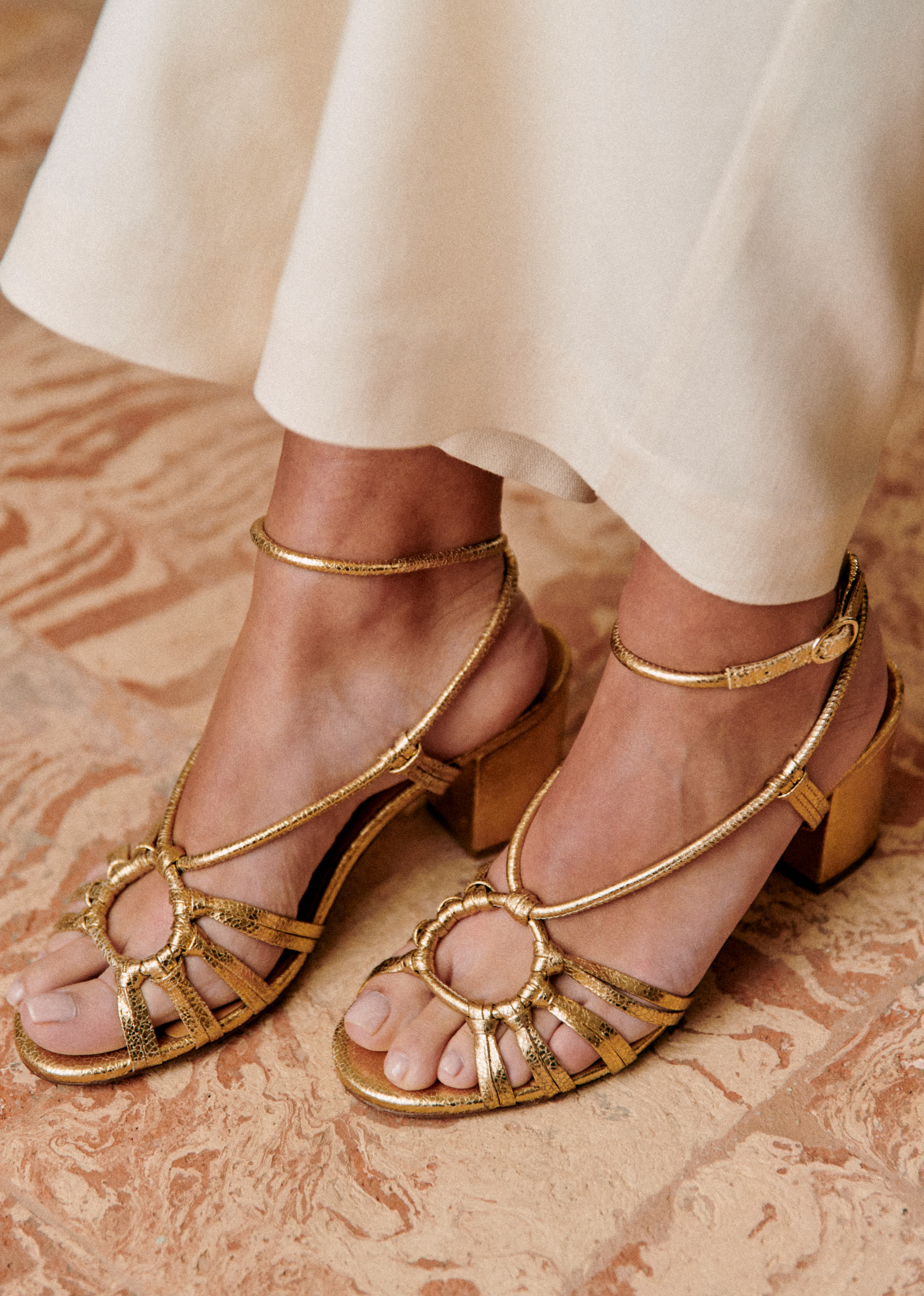 Sandales Gloria - Doré Lisse - SOULIERS/SOULIERS Sandales 5906227