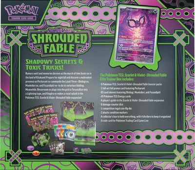 Pokémon Scarlet & Violet Shrouded Fable Elite Trainer Box Samlekort