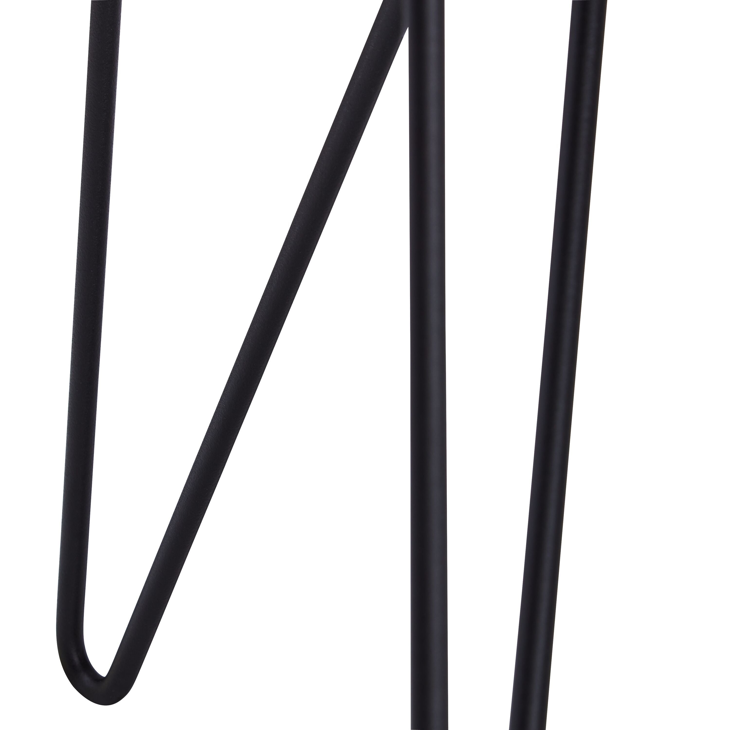 EMMA Beistelltisch - Schwarz / B: 40.0 cm x T: 40.0 cm x H: 40.0 cm