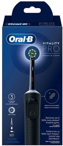 Oral-B Vitality Pro - Zwart - Elektrische Tandenborstel - Ontworpen Door Braun