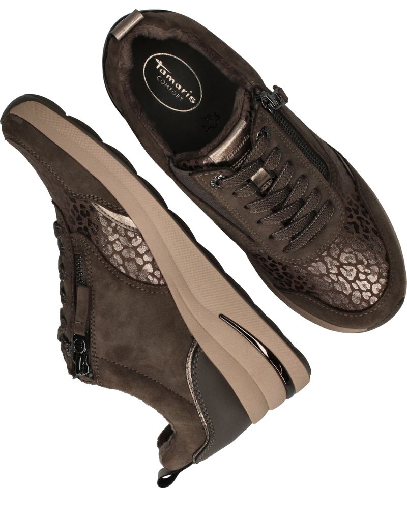 Tamaris comfort Sneakers Taupe Dames