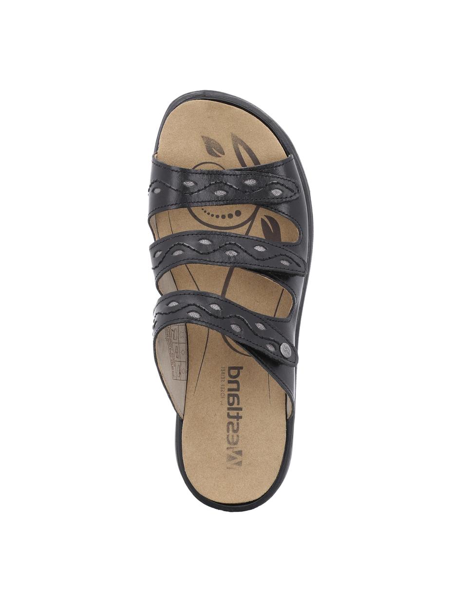 Sandale Ibiza 66, schwarz