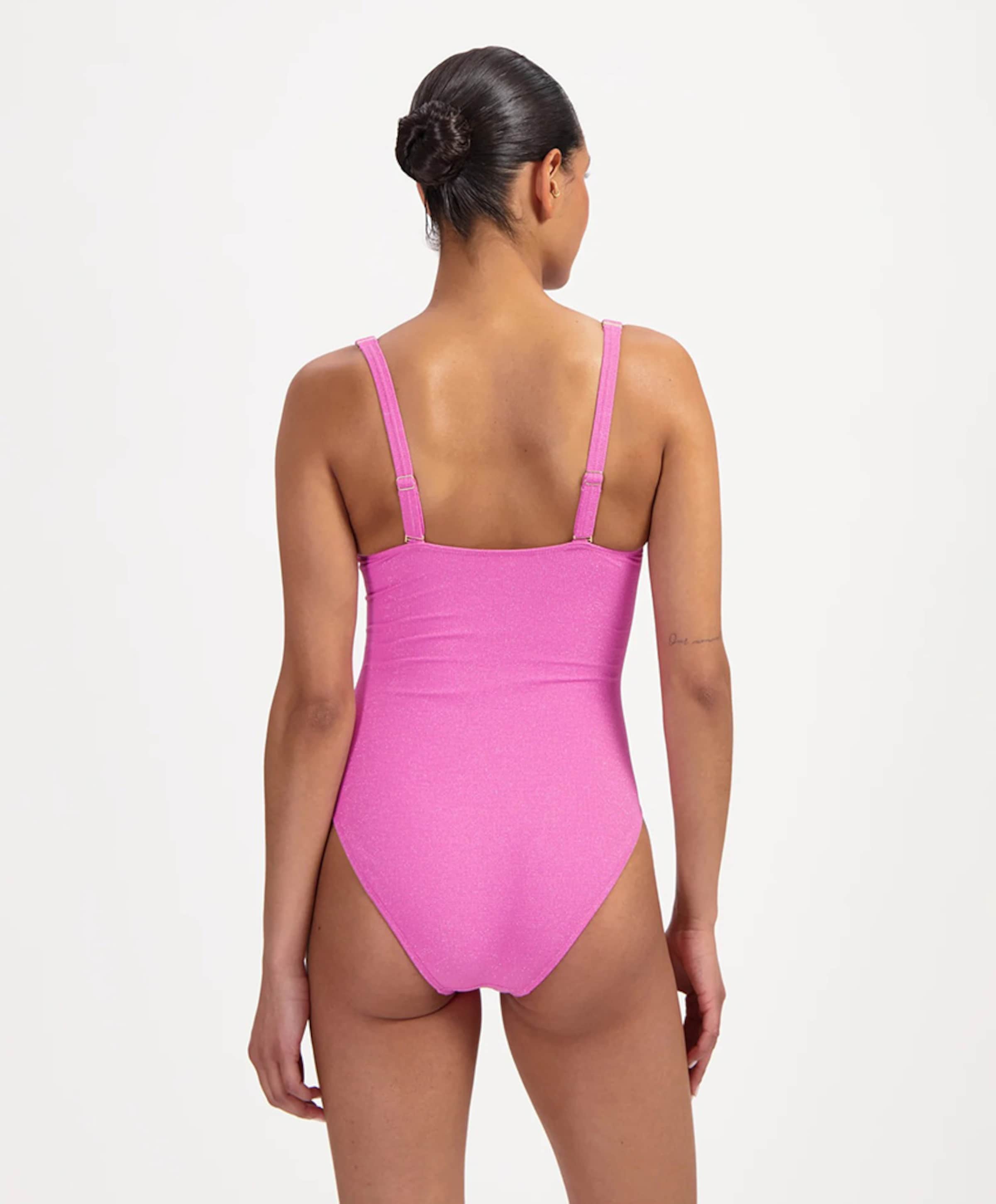 Beachlife Dames badpak roze