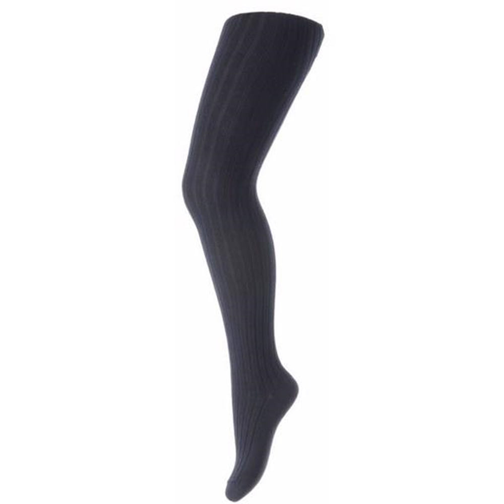 MP 130 Cotton Rib Tights 96 Navy - Mp Danmark → Luksusbaby.dk